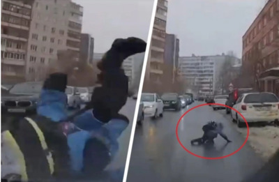 В Архангельске ребенок выбежал на дорогу и его сбила машина