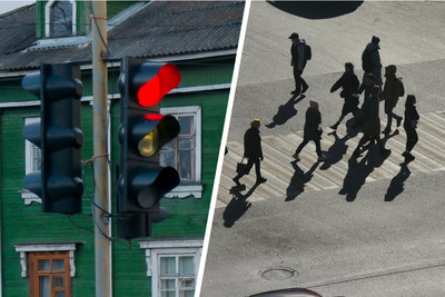 На перекрестках Архангельска станет больше пешеходных фаз