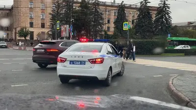 В МВД объяснили включение маячков повышением видимости машин полиции Челябинска